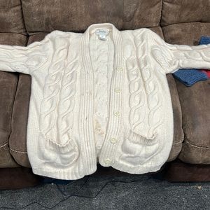 Neiman Marcus cashmere cable knit cardigan
